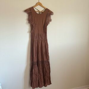 H&M dress Us 4 brown